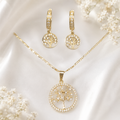 Set Árbol de la Vida – Collar y Aretes